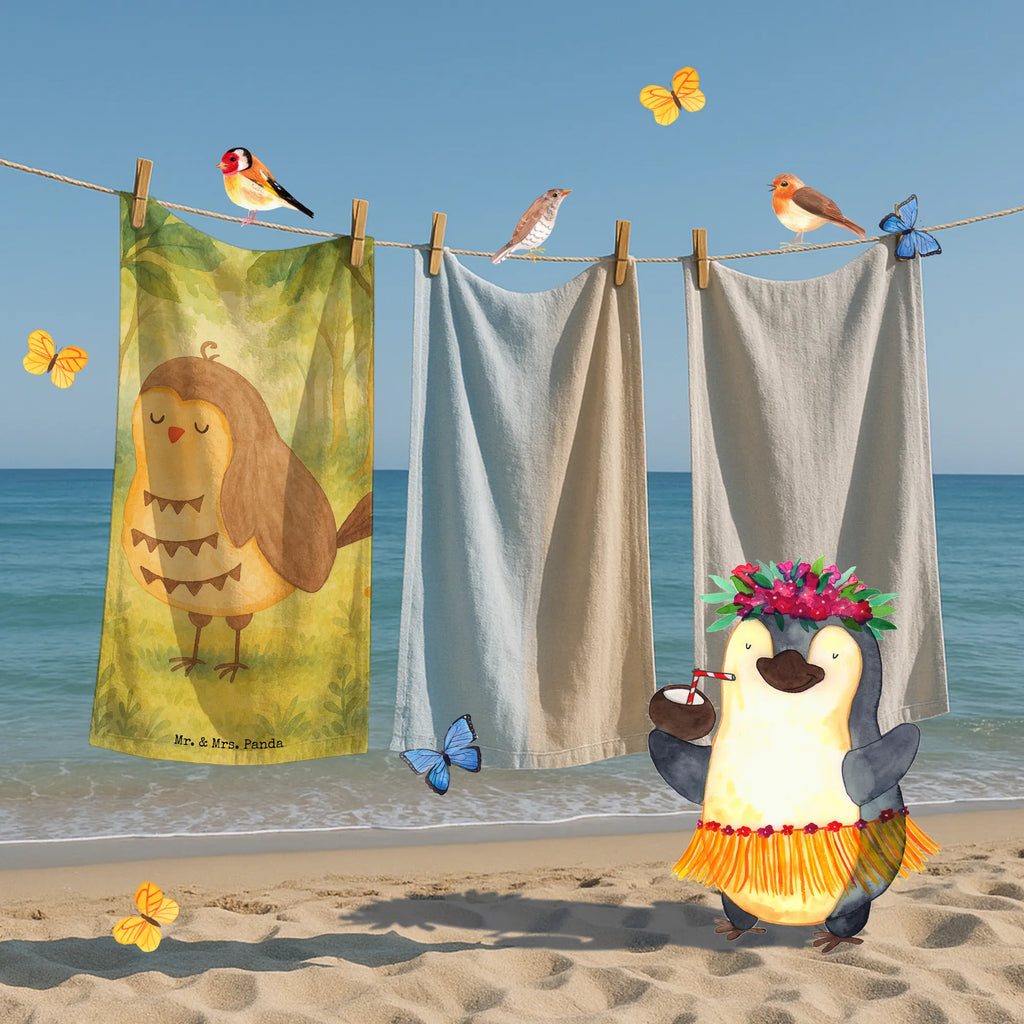 Badehandtuch Eule Zufrieden Design Duschtuch, Badetuch, Strandtuch, Saunatuch, Kinder Handtuch, Eule, Eule Spruch, Eule deko, Owl, Liebe Spruch, Romantisch, Wortspiel lustig, Spruch schön, Geschenk Hochzeitstag