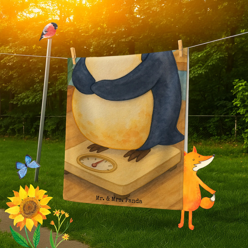 Badehandtuch Pinguin Diät Design Duschtuch, Badetuch, Strandtuch, Saunatuch, Kinder Handtuch, Pinguin, Pinguine, Diät, Abnehmen, Abspecken, Gewicht, Motivation, Selbstliebe, Körperliebe, Selbstrespekt