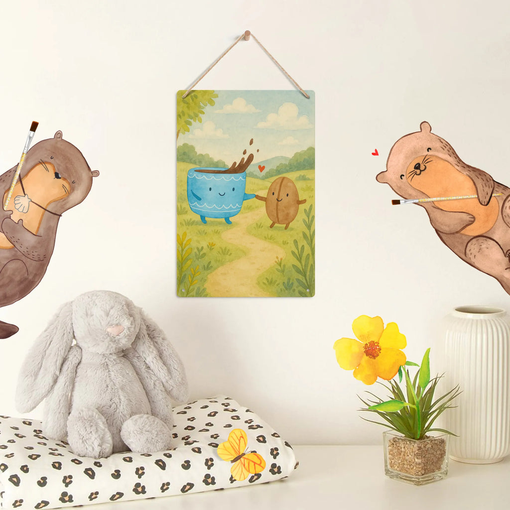 Malen nach Zahlen Metallschild Kaffee Bohne Design Kreativität, DIY, Baseln, Bastelidee, Ausmalbild, Malen, Künstler, Malen nach Zahlen, Kunstwerk, Tiermotive, Gute Laune, lustige Sprüche, Tiere, Zufriedenheit, Genuss, Kaffeebohne, Glück, Kaffee