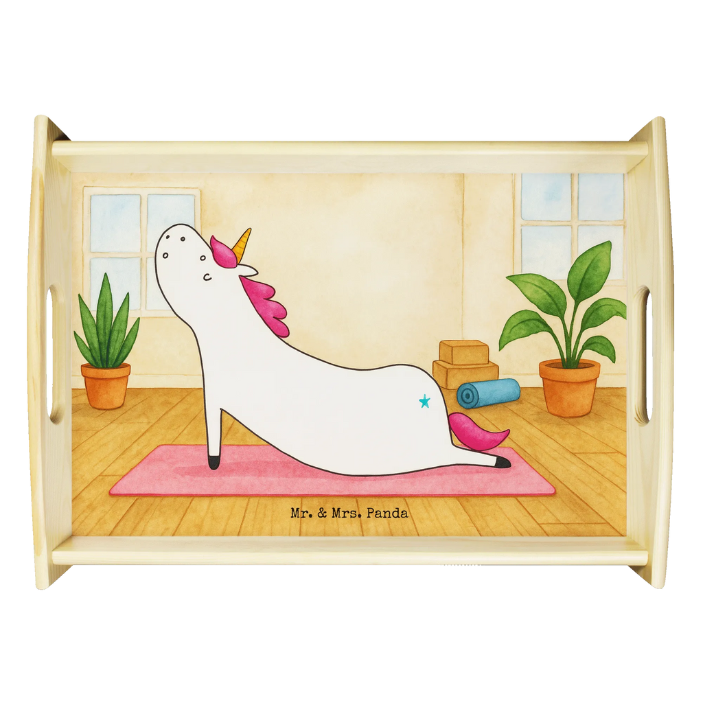 Serviertablett Einhorn Yoga Design Serviertablett, Tablett, Holztablett, Küchentablett, Dekotablett, Frühstückstablett, Einhorn, Einhörner, Einhorn Deko, Unicorn, Yoga, Namaste, Achtsamkeit, Entspannung, Joga, Yogamatte, Sport, lustig, witzig, süß