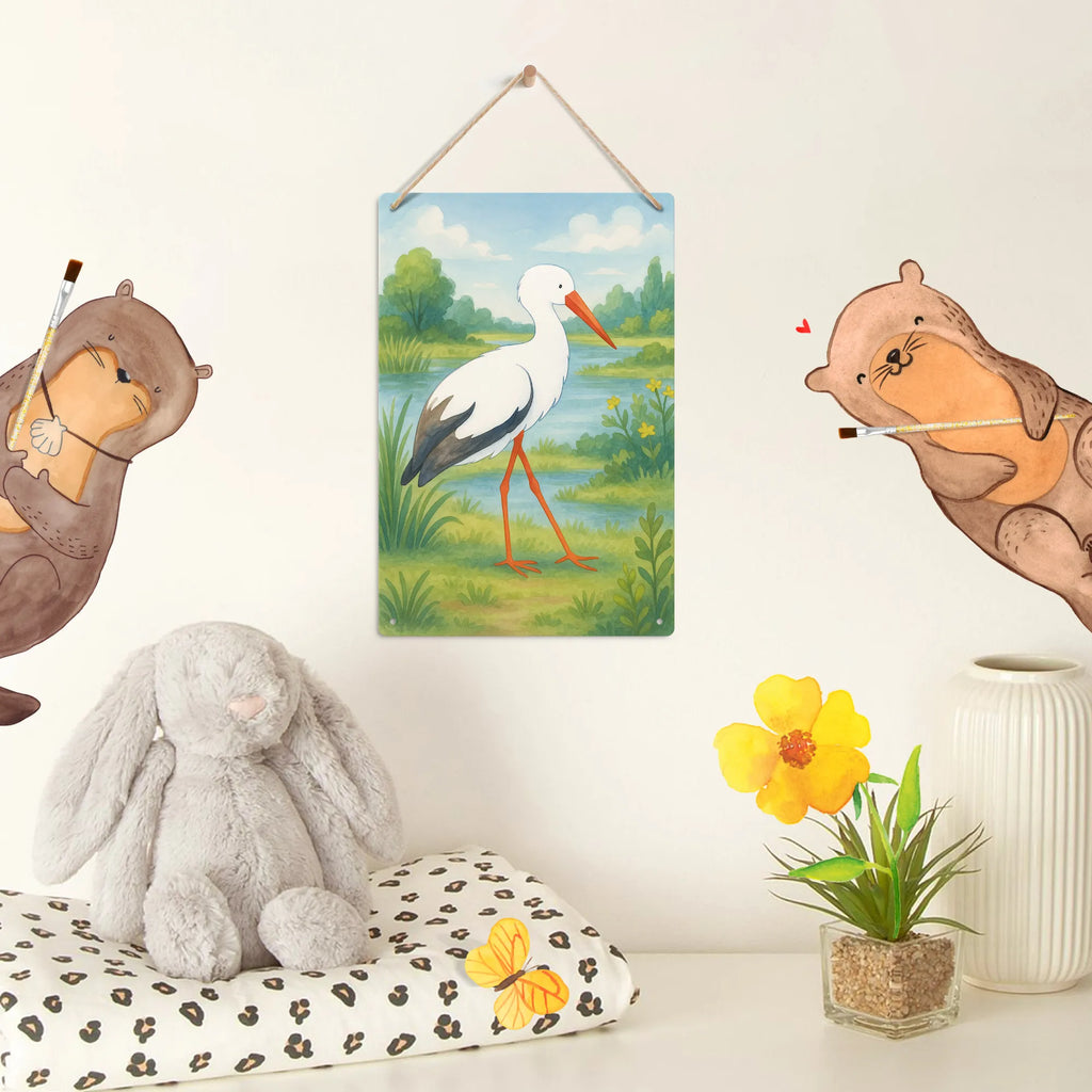 Malen nach Zahlen Metallschild Storch Design Künstler, Malen nach Zahlen, Kreativität, Malen, Baseln, DIY, Kunstwerk, Ausmalbild, Bastelidee, Tiermotive, Gute Laune, lustige Sprüche, Tiere, Mutter, Geburt, Storch, Mütter, Störche, Babybauch, Mutter werden, Schwangerschaft, Schwanger, Baby