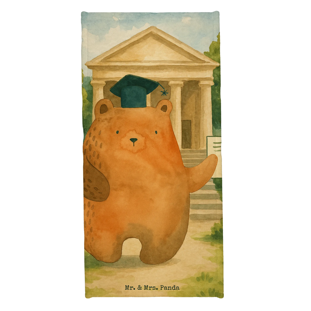 Badehandtuch Bär Prüfung Design Duschtuch, Badetuch, Strandtuch, Saunatuch, Kinder Handtuch, Bär, Teddy, Teddybär, Abitur, Prüfungen, Prüfung bestanden, Abschluss, Zeugnis, Abschlusszeugnis