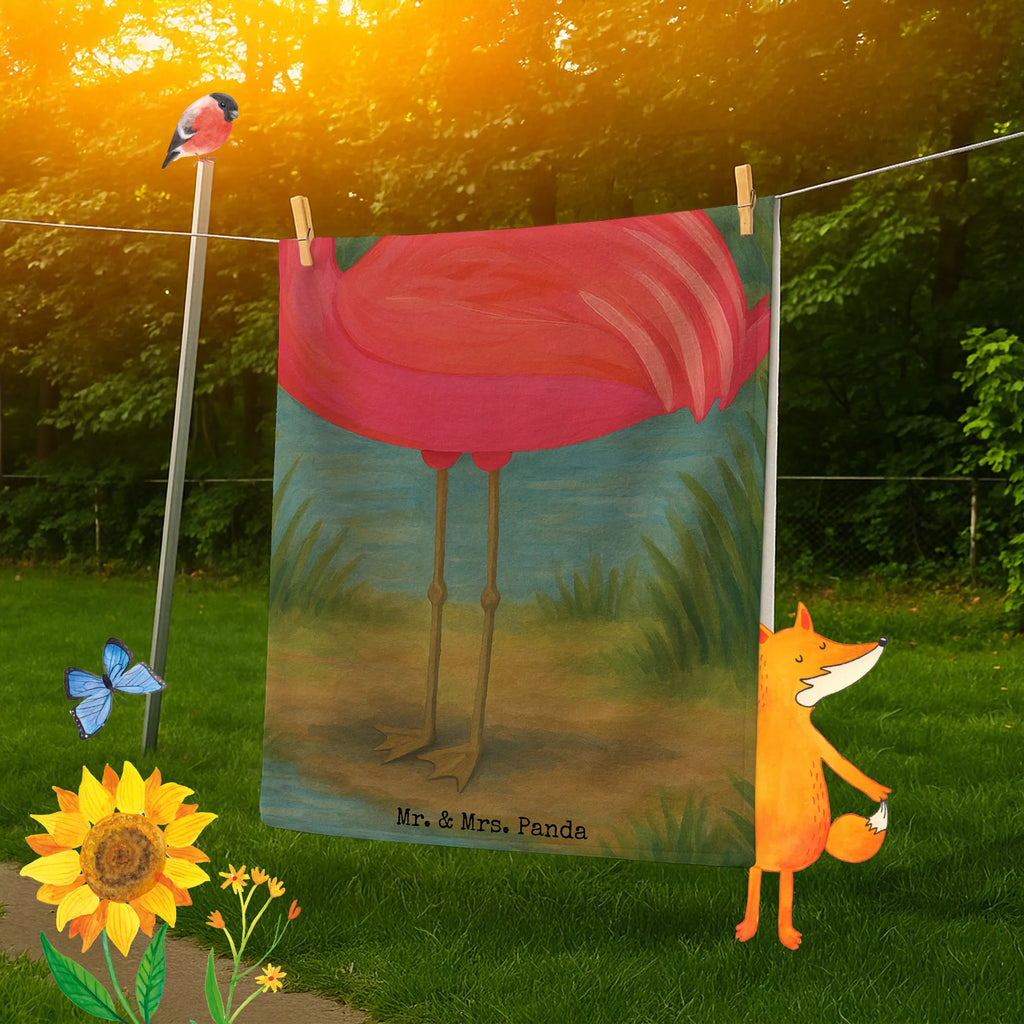 Badehandtuch Flamingo Stolz Design Duschtuch, Badetuch, Strandtuch, Saunatuch, Kinder Handtuch, Flamingo, stolz, Freude, Selbstliebe, Selbstakzeptanz, Freundin, beste Freundin, Tochter, Mama, Schwester