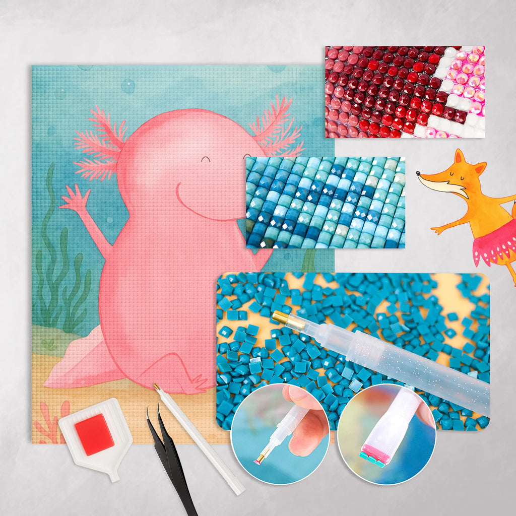 Obraz diamentowy Axolotl Hurra Design Axolotl, Molch