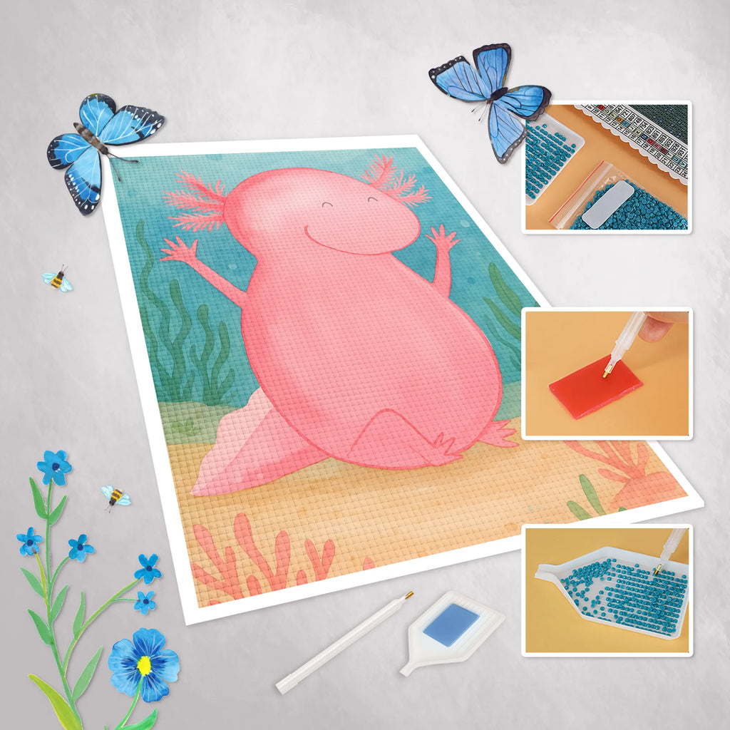 Obraz diamentowy Axolotl Hurra Design Axolotl, Molch