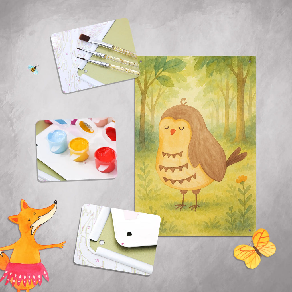 Malen nach Zahlen Metallschild Eule Zufrieden Design Künstler, Ausmalbild, Malen, Kreativität, Baseln, Kunstwerk, Malen nach Zahlen, DIY, Bastelidee, Eule, Spruch schön, Liebe Spruch, Owl, Wortspiel lustig, Eule deko, Eule Spruch, Romantisch, Geschenk Hochzeitstag