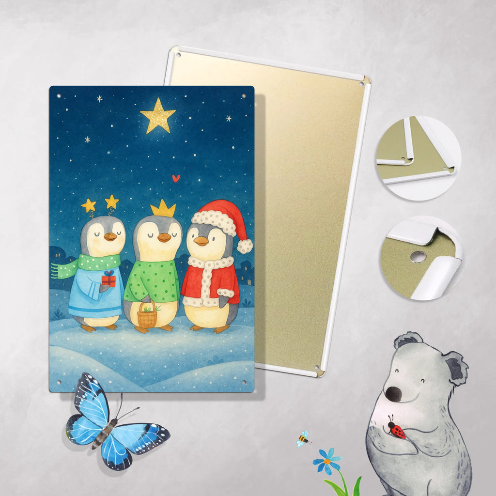 Paint by Numbers Metal Sign wintertime Holy Three Kings Design Winter, Christmas, Christmas time, snow, Christmas days, Santa Claus, Christmas present, Christmas Eve, Epiphany