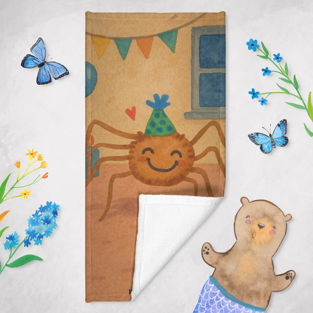 Badehandtuch Spinne Agathe Party Design Duschtuch, Badetuch, Strandtuch, Saunatuch, Kinder Handtuch, Spinne Agathe, Spinne, Agathe, Videos, Merchandise, Selbstliebe, Wunder, Motivation, Glück