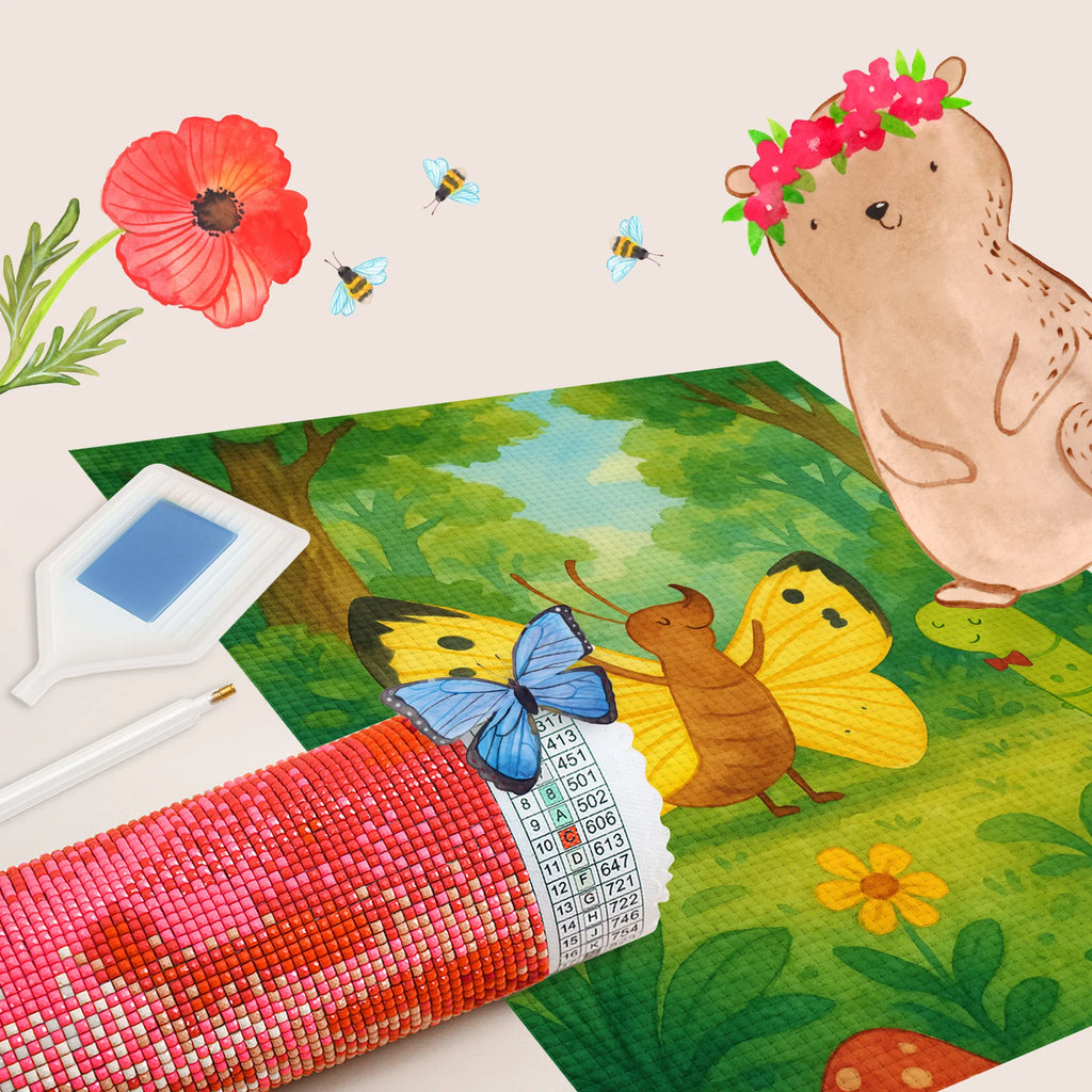 Diamond Painting Caterpillar butterfly Design small animals, cute, funny, cute animal motives, hand drawn, small world, funny sayings, good mood, happy, gifts, gift ideas, special gifts, animal lover, card, hat, cocoon, beauty, lemon butterfly, Caterpillar, development, growing up, butterfly