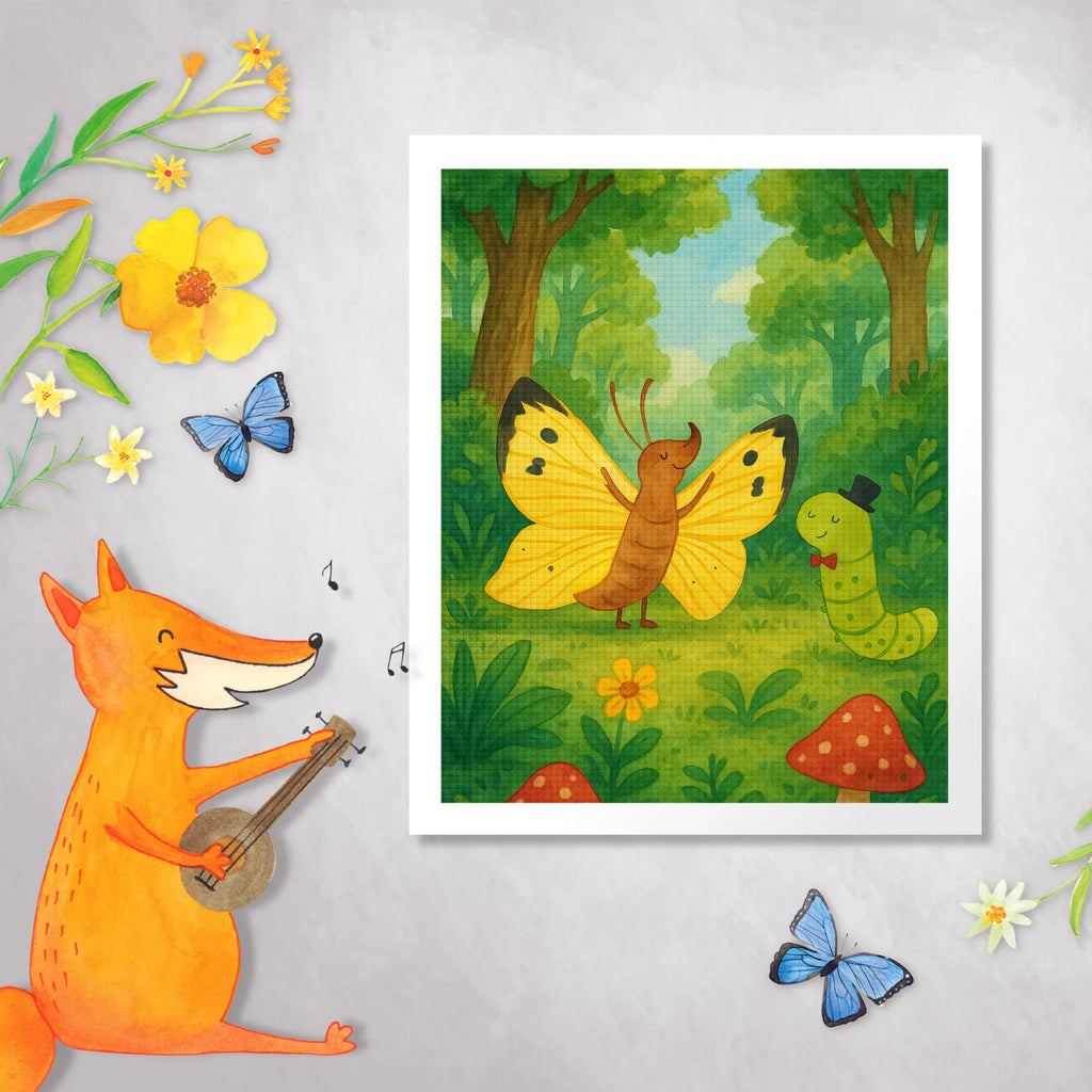 Diamond Painting Caterpillar butterfly Design small animals, cute, funny, cute animal motives, hand drawn, small world, funny sayings, good mood, happy, gifts, gift ideas, special gifts, animal lover, card, hat, cocoon, beauty, lemon butterfly, Caterpillar, development, growing up, butterfly