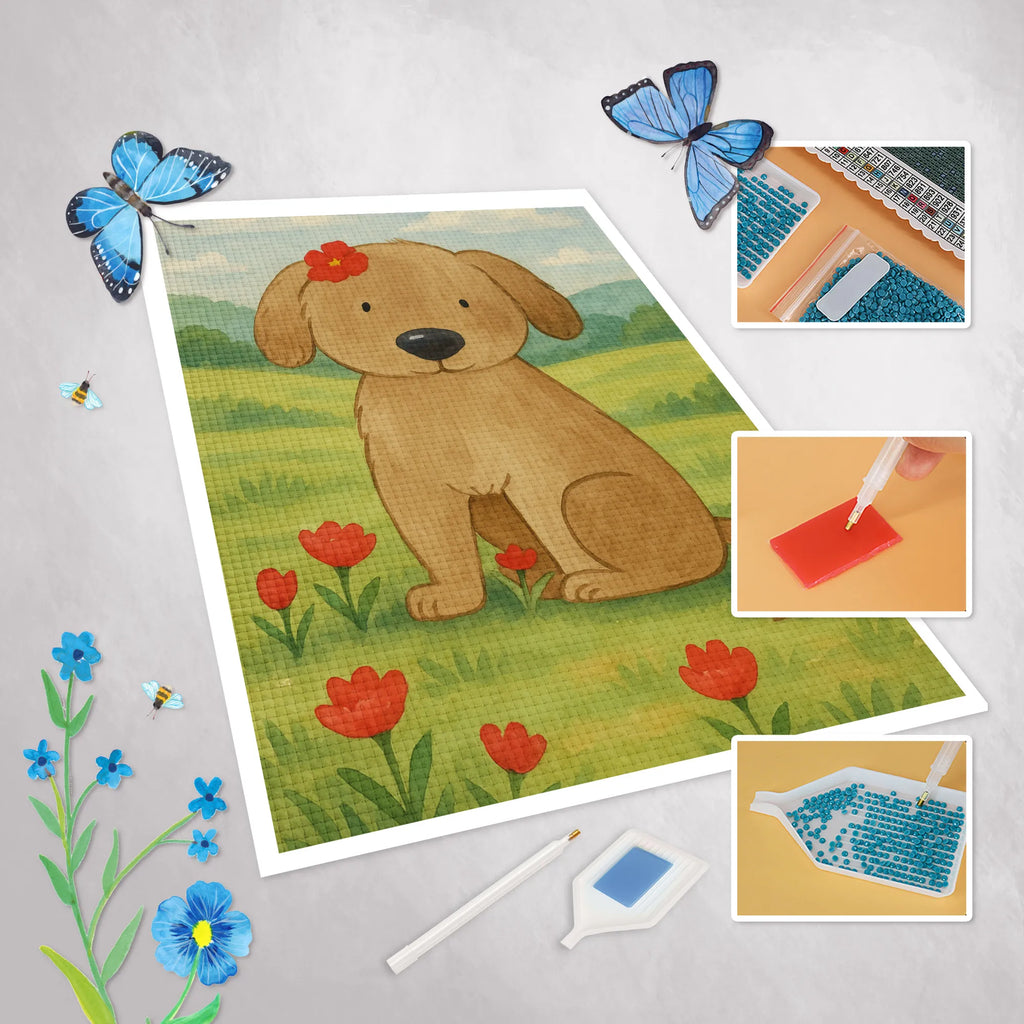 Diamond Painting Dog lady Design dog, mutt, hound, woof, dog mama, dog breed, love dogs, love for dogs, dog decorative items, bag with dog print, funny gifts for dog owners, what do you give a dog lover, Christmas gifts for dogs, gifts for dogs, dog sayings, love, dog owner, mistress, dog love, Dog, dogs, dog happiness