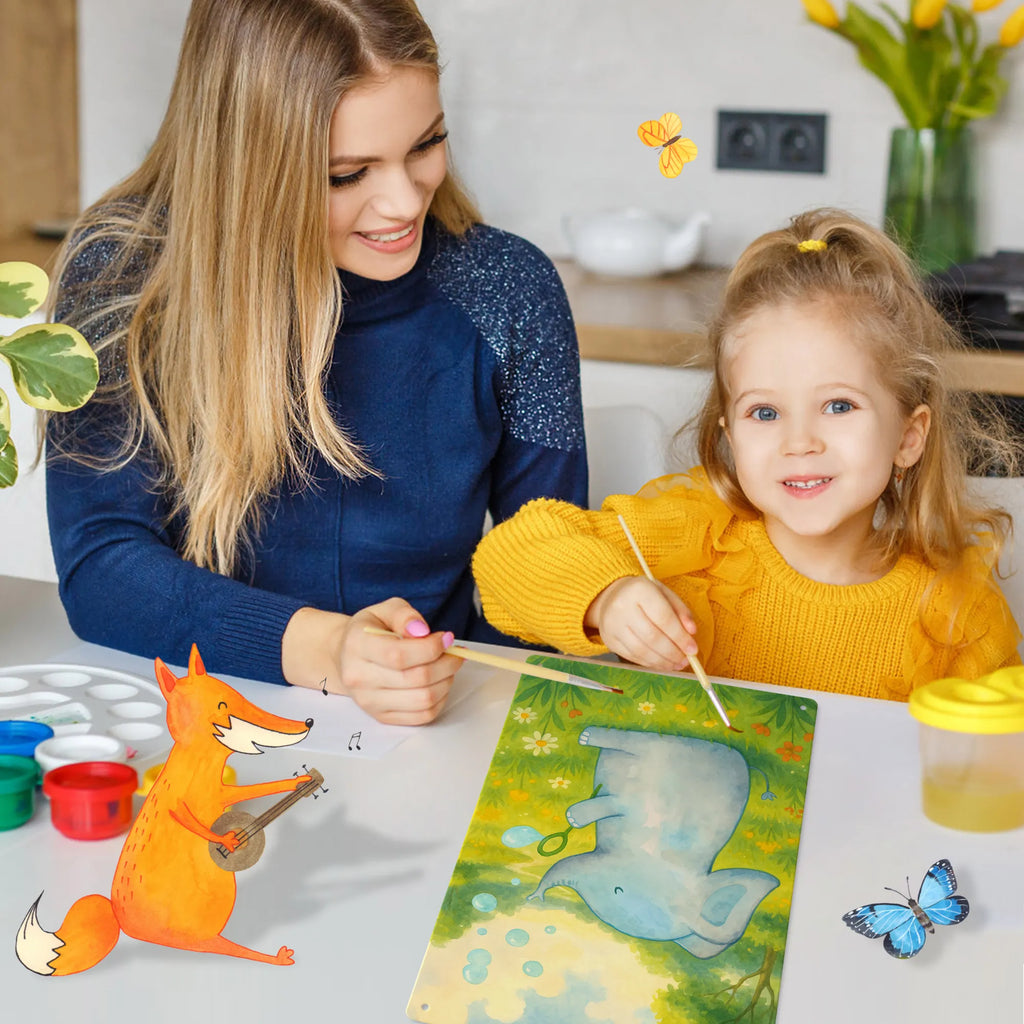 Metalowy szyld do malowania po numerach słoń bańki mydlane Design Motywy zwierzęce, dobra energia, zabawne powiedzonka, zwierzęta