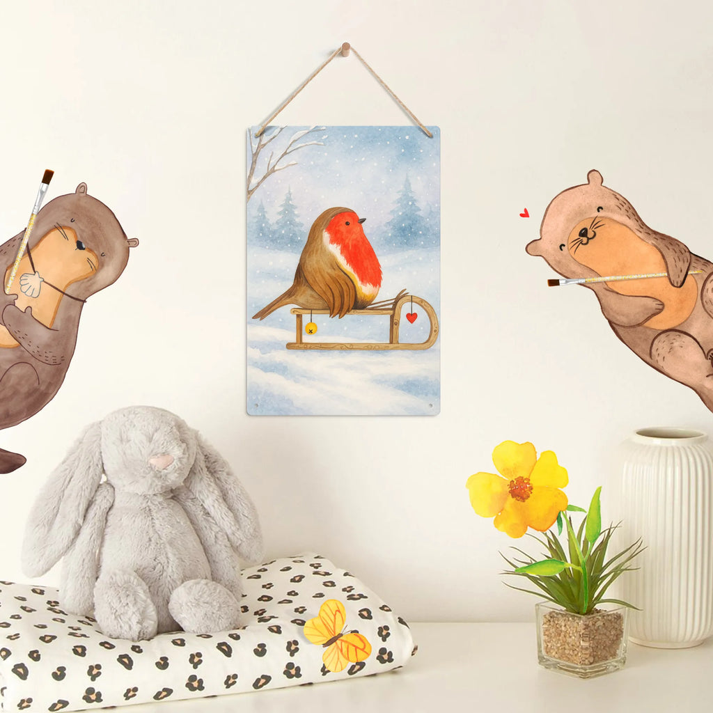 Malen nach Zahlen Metallschild Rotkehlchen Schlitten Design Kreativität, Malen nach Zahlen, Bastelidee, Baseln, Künstler, Ausmalbild, DIY, Malen, Kunstwerk, Winter, Weihnachten, Weihnachtsdeko, Nikolaus, Advent, Heiligabend, Wintermotiv, Vogel, Schlitten