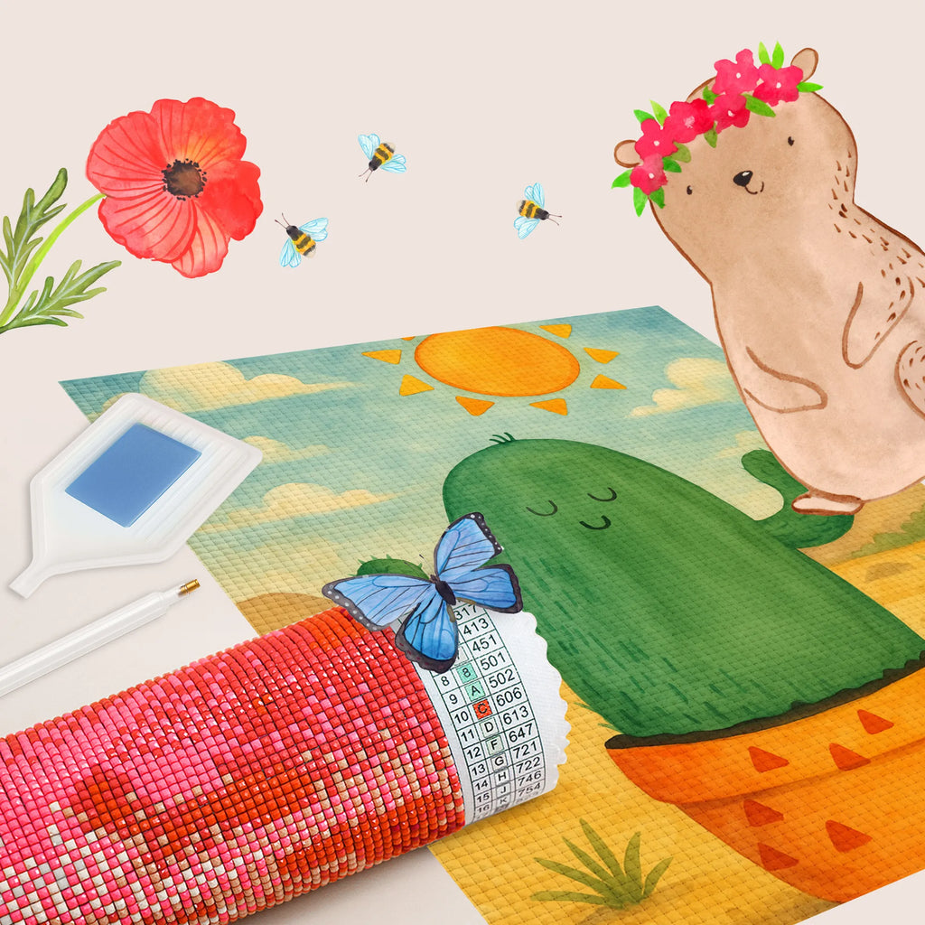 Diamond Painting cactus Sun Design cactus, cactuses, plants, cactus plant, small green cactus, happiness, motivation, new start, happy, separation, gift idea, love cactus love, lovesickness gift, lovesickness, sun, adultery, sunshine, divorce, girlfriend