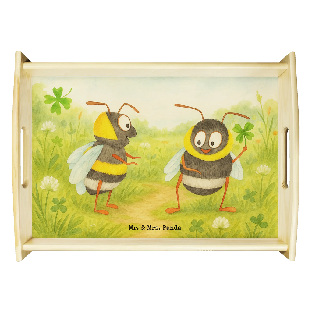 Serviertablett Hummeln Kleeblatt Design Serviertablett, Tablett, Holztablett, Küchentablett, Dekotablett, Frühstückstablett, Tiermotive, Gute Laune, lustige Sprüche, Tiere, Hummel, Biene, Spruch positiv, Biene Deko, Spruch schön, glücklich sein, glücklich werden, Spruch fröhlich