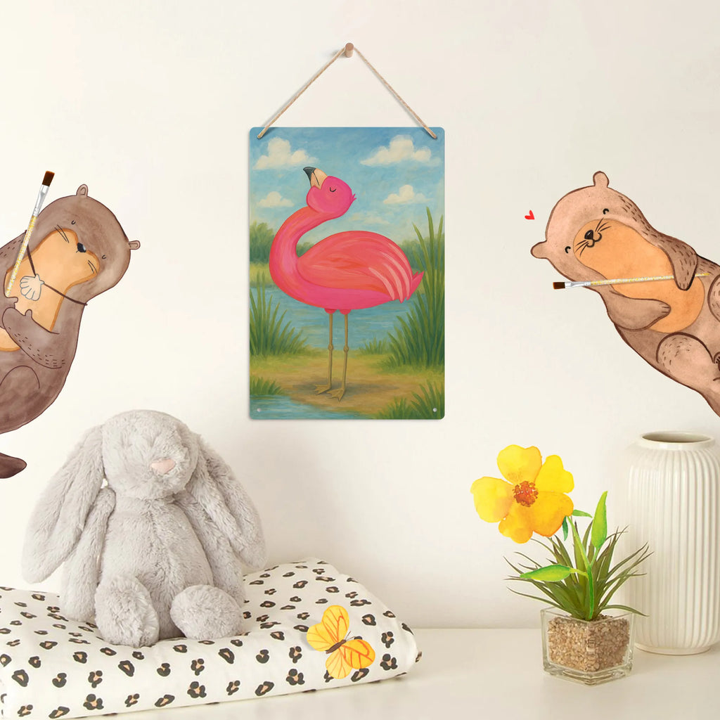 Paint by Numbers Metal Sign flamingo Proud Design Flamingo, pink, pink bird, bird of paradise, red, flamingo decoration, gift pink, gifts, gift idea, children, adults, girls, flamingo fans, summer, vacation, sea, unusual gifts in pink, pink gifts, girls gifts, small gifts, Caribbean feeling, funny sayings, proud, best friend, daughter, joy, self-acceptance, sister, self-love, friend, mom