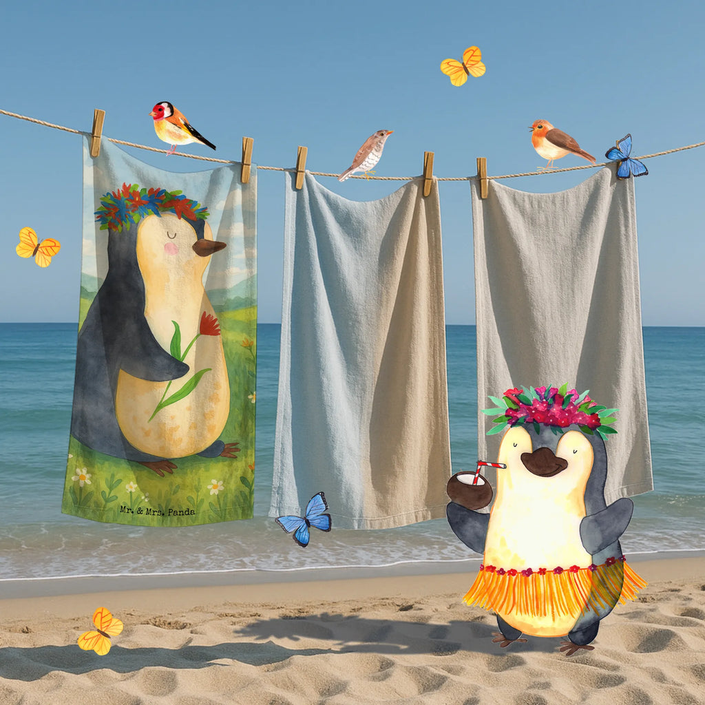 Badehandtuch Pinguin Blumen Design Kinder Handtuch, Saunatuch, Duschtuch, Badehandtuch, Duschhandtuch, Reisehandtuch, Gästehandtuch, Sport Handtuch, Badetuch Kinder, Frottier, Badetuch, Strandtuch, Pinguin, Lebenslust, Universum, Leben, Motivation, Lebensziele, Geschenkidee, Blumenkranz, Ziele, Liebeskummer, Pinguine, Wünsche