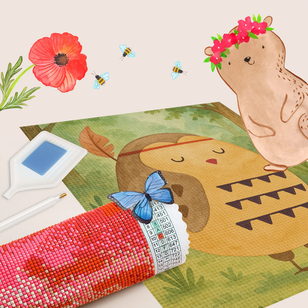 Diamond Painting Owl feather headdress Design owl, forest animal, bird, nocturnal, gift ideas, birthday present, illustrated, funny, romantic gift, owl decor, Indian saying, Feather decoration, Travel saying, Decoration, Owl decoration, Owl, Life is an adventure, Beautiful saying