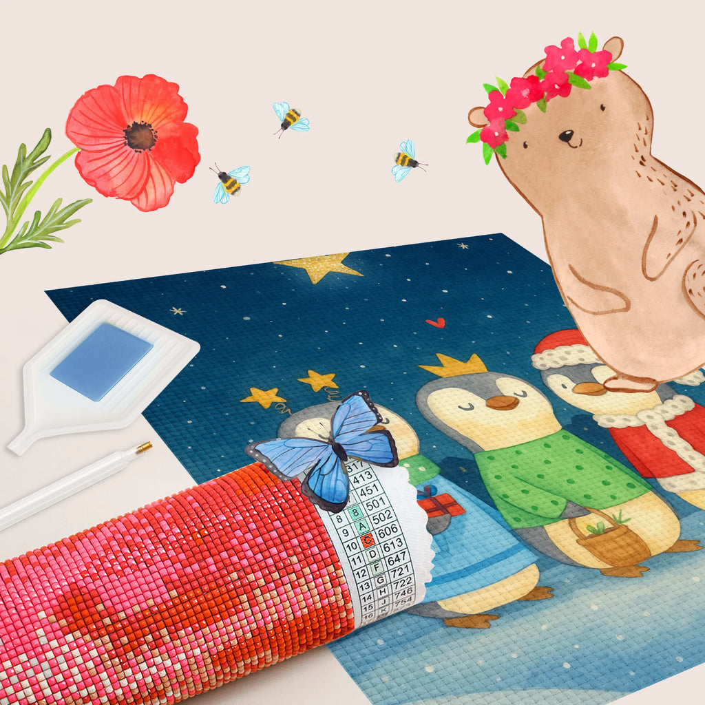 Diamond Painting wintertime Holy Three Kings Design Winter, Christmas, Christmas time, snow, Santa Claus, Christmas days, Christmas present, Epiphany, Christmas Eve