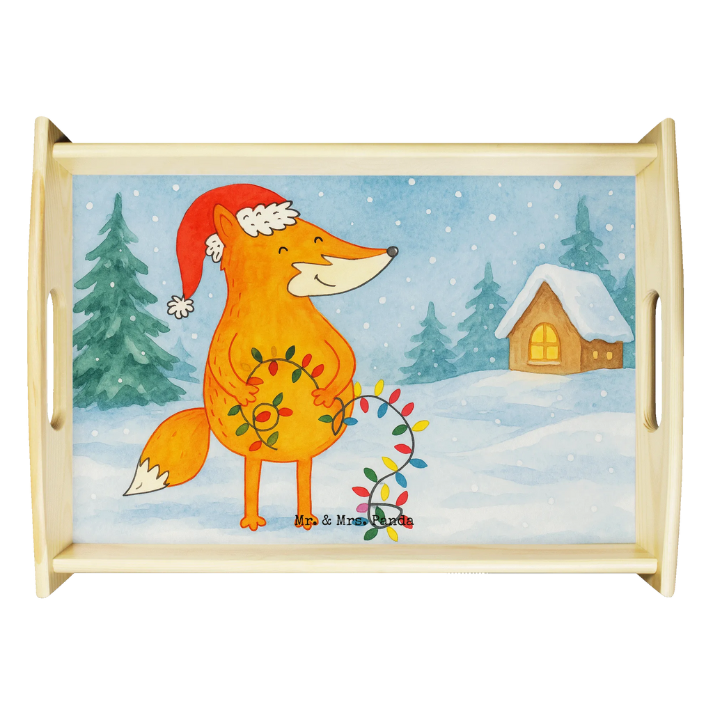 Serviertablett Fuchs Weihnachten Design Serviertablett, Tablett, Holztablett, Küchentablett, Dekotablett, Frühstückstablett, Winter, Weihnachten, Weihnachtsdeko, Nikolaus, Advent, Heiligabend, Wintermotiv, Fuchs, Füchse, Spruch schön, Geschenk Weihnachten, Weihnachtsmann, Weihnachtszeit