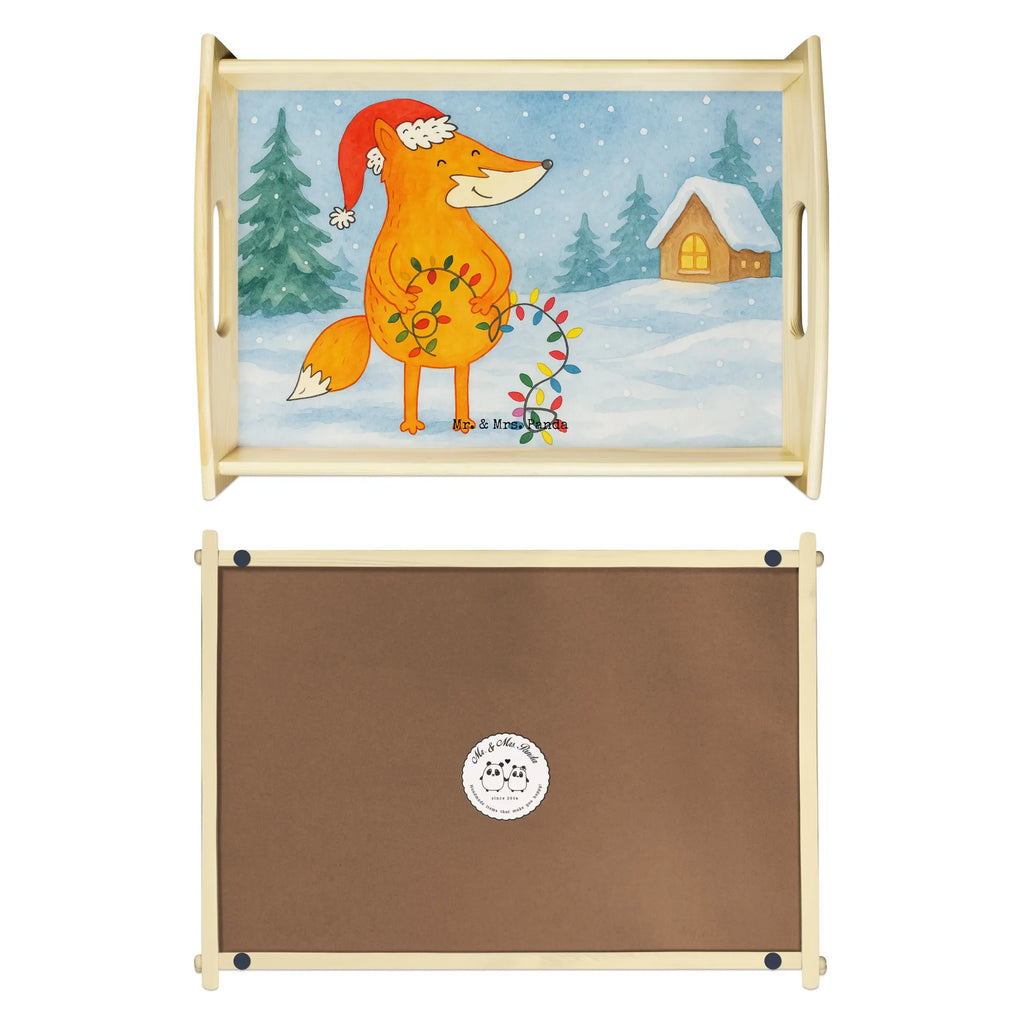 Serviertablett Fuchs Weihnachten Design Serviertablett, Tablett, Holztablett, Küchentablett, Dekotablett, Frühstückstablett, Winter, Weihnachten, Weihnachtsdeko, Nikolaus, Advent, Heiligabend, Wintermotiv, Fuchs, Füchse, Spruch schön, Geschenk Weihnachten, Weihnachtsmann, Weihnachtszeit