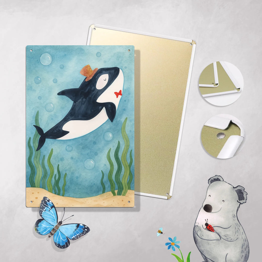 Paint by Numbers Metal Sign orca cylinder Design Seafood, aquatic animals, ocean, sea, fish, shells, corals, reef, whale, narwhal, sea urchin, lobster, platypus, turtle, manatee, crocodile, orca, shrimp, gifts for seafood lovers, water world, underwater animals, underwater world, vacation, deep sea, seafood fans, gift ideas, seafood decoration, seafood posters, glitter, party, congratulations, feast, confetti, birthday, celebration