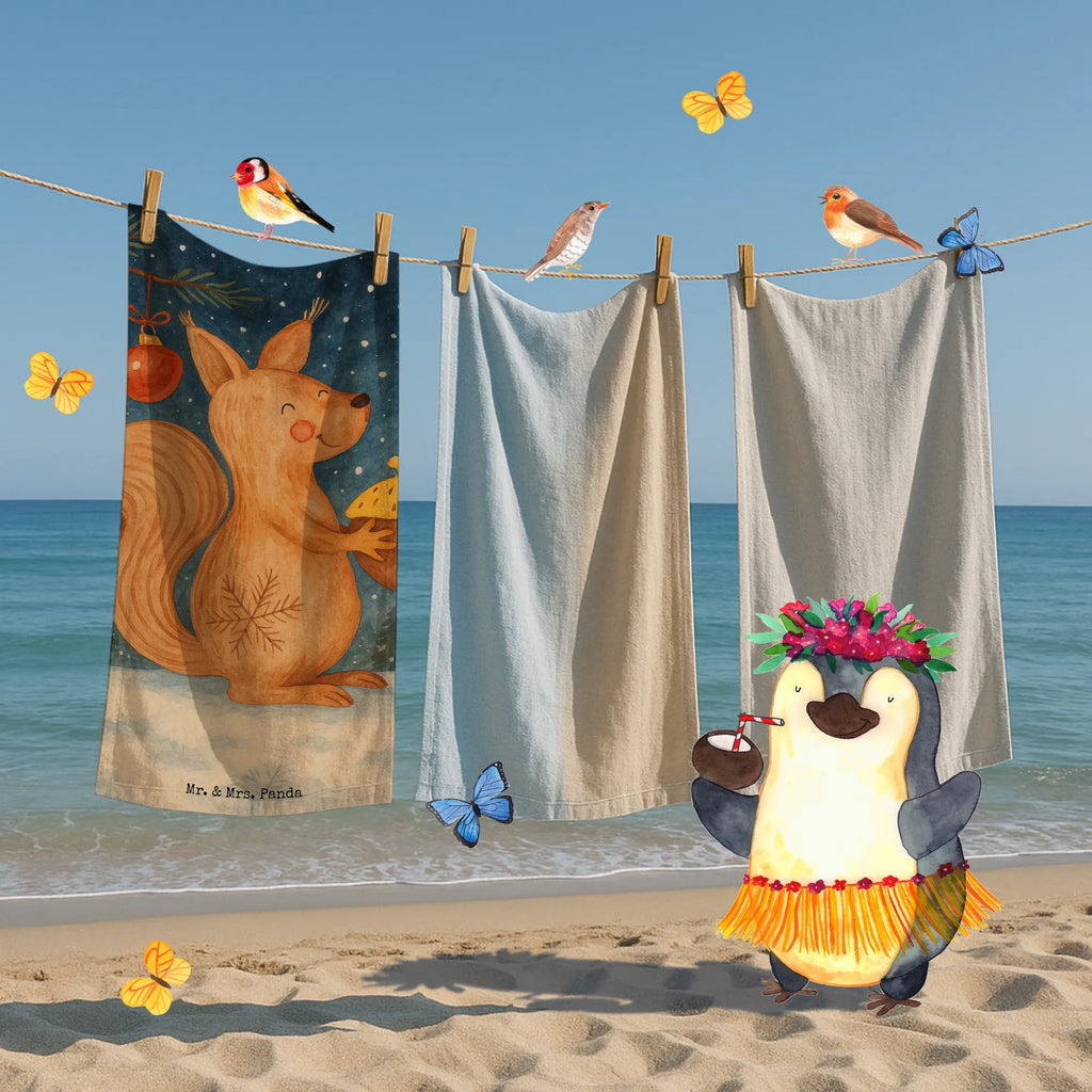 Badehandtuch Eichhörnchen Weihnachten Design Duschtuch, Badetuch, Strandtuch, Saunatuch, Kinder Handtuch, Winter, Weihnachten, Weihnachtsdeko, Nikolaus, Advent, Heiligabend, Wintermotiv, Frohe Weihnachten, Frohes neues Jahr, Guten Rutsch, Weihnachtsmotiv, Weihnachtsgruß, Neujahr, Vogel