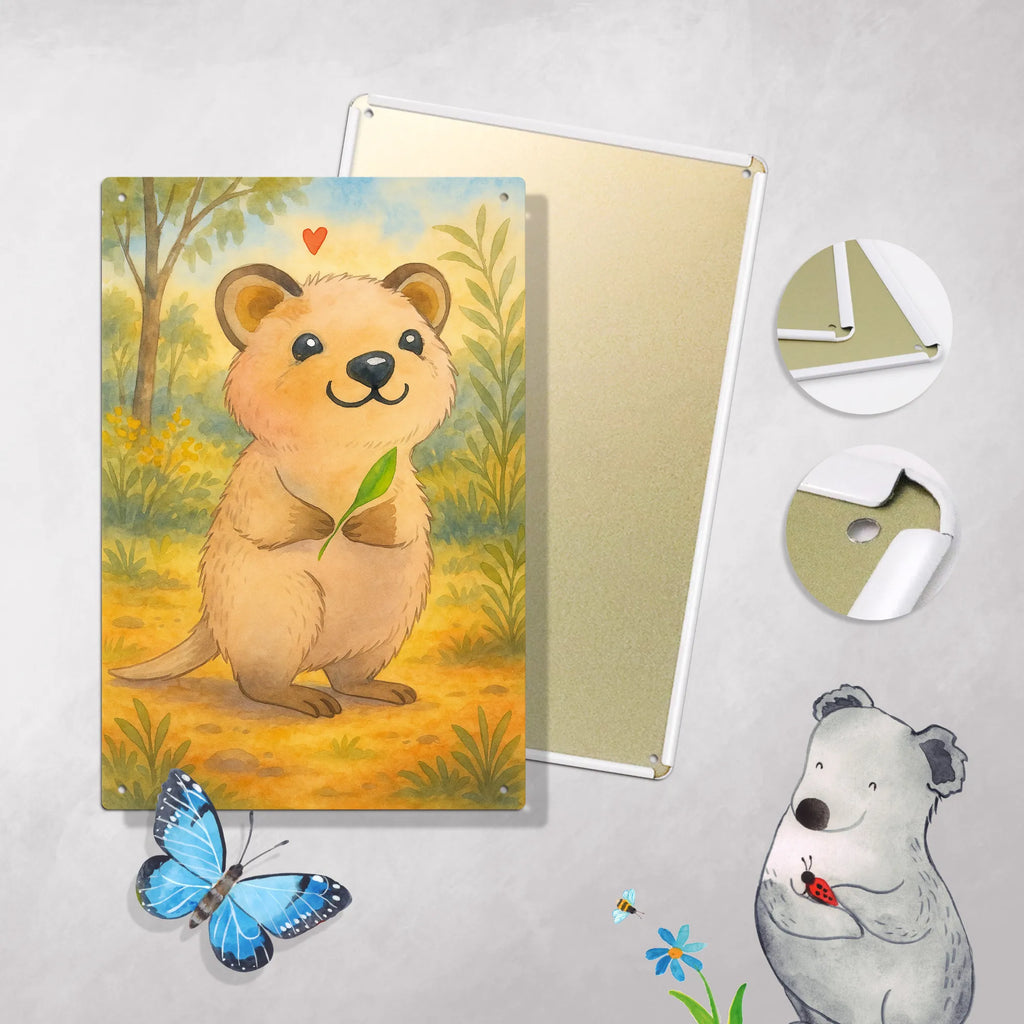 Malen nach Zahlen Metallschild Quokka Happy Design Baseln, Kreativität, Ausmalbild, Kunstwerk, Malen nach Zahlen, Malen, Künstler, Bastelidee, DIY, Tiermotive, Gute Laune, lustige Sprüche, Tiere, Niedliches Tier, Quokka, Aufschieberitis, Verschieben, Dinge erledigen, Lustiger Spruch