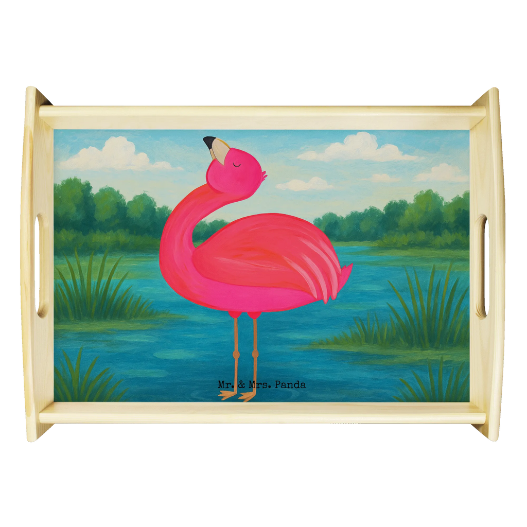 Serviertablett Flamingo Stolz Design Serviertablett, Tablett, Holztablett, Küchentablett, Dekotablett, Frühstückstablett, Flamingo, stolz, Freude, Selbstliebe, Selbstakzeptanz, Freundin, beste Freundin, Tochter, Mama, Schwester