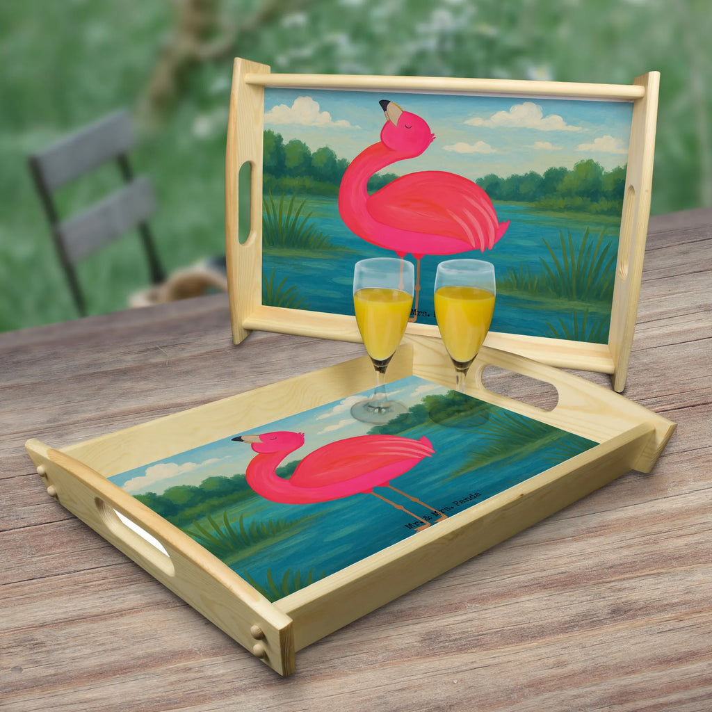 Serviertablett Flamingo Stolz Design Serviertablett, Tablett, Holztablett, Küchentablett, Dekotablett, Frühstückstablett, Flamingo, stolz, Freude, Selbstliebe, Selbstakzeptanz, Freundin, beste Freundin, Tochter, Mama, Schwester