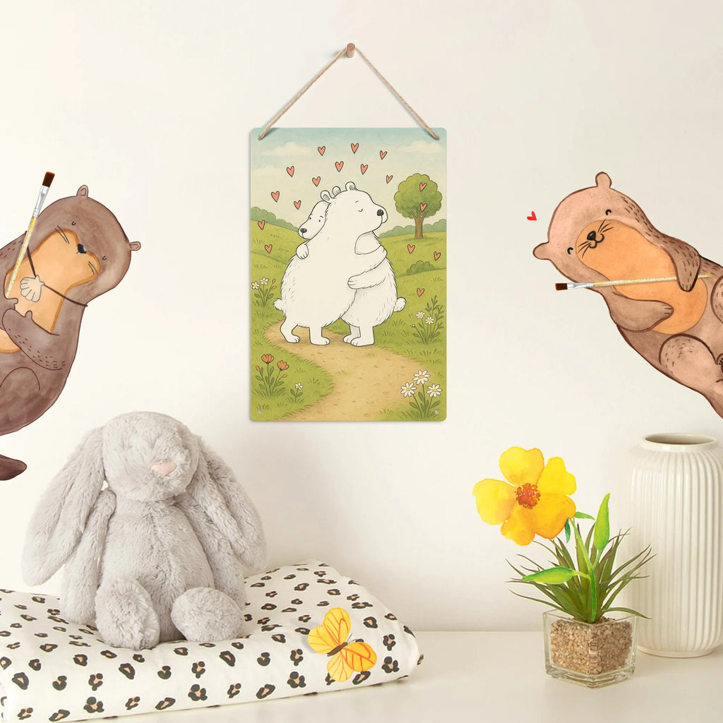 Malen nach Zahlen Metallschild Eisbär Umarmen Design DIY, Bastelidee, Malen, Künstler, Kreativität, Kunstwerk, Ausmalbild, Baseln, Malen nach Zahlen, Tiermotive, Gute Laune, lustige Sprüche, Tiere