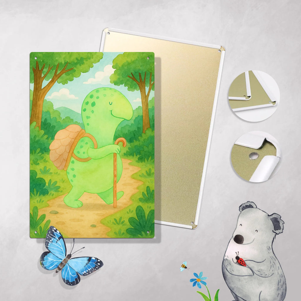 Malen nach Zahlen Metallschild Schildkröte Wanderer Design Kreativität, DIY, Künstler, Ausmalbild, Bastelidee, Baseln, Malen, Malen nach Zahlen, Kunstwerk, Schildkröte, Neuanfang, Motivationsspruch, Motivationssprüche, Motivation, Schildkröten