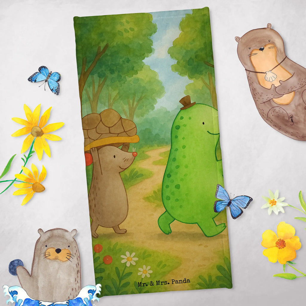 Badehandtuch Schildkröte Maus Design Duschtuch, Badetuch, Strandtuch, Saunatuch, Kinder Handtuch, Schildkröte, Maus, Freunde, Freundinnen, beste Freunde, beste Freundinnen