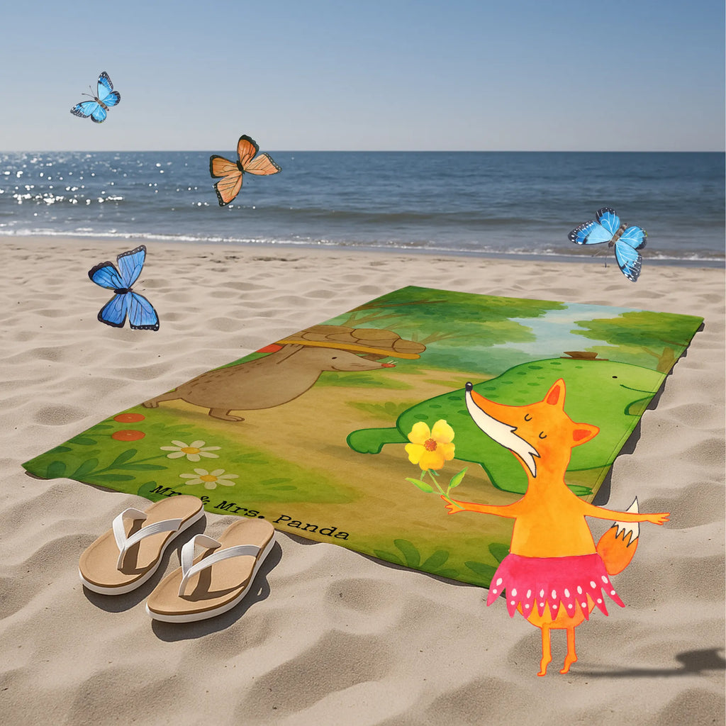 Badehandtuch Schildkröte Maus Design Duschtuch, Badetuch, Strandtuch, Saunatuch, Kinder Handtuch, Schildkröte, Maus, Freunde, Freundinnen, beste Freunde, beste Freundinnen