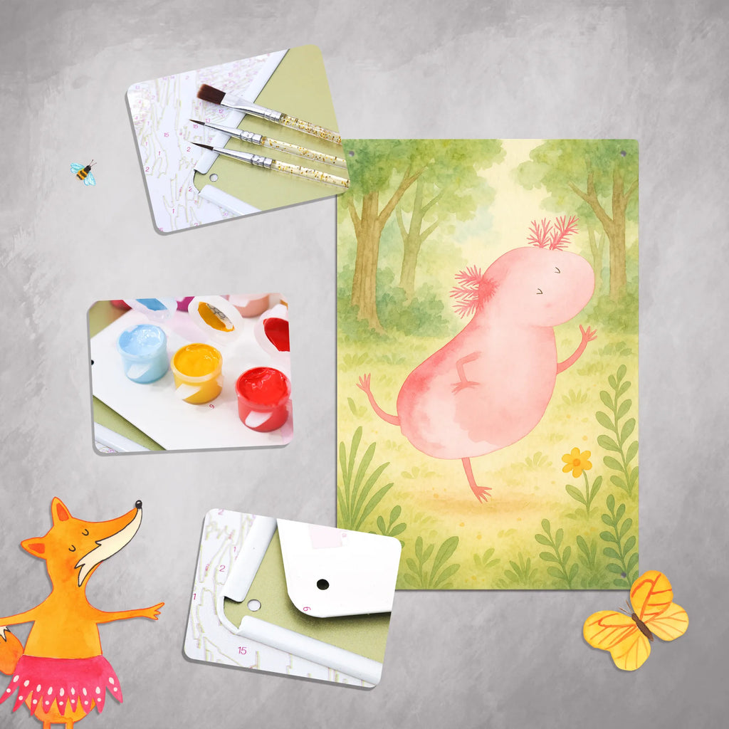 Paint by Numbers Metal Sign axolotl Dance Design Axolotl, Axelotl, marine animals, Mexican walking fish, salamander, best friend, tailfish, roof damage, stars, girlfriend, crazy, amphibians, axolot