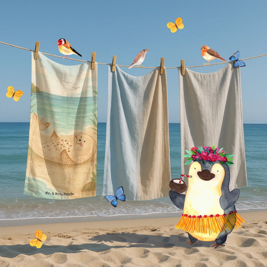 Badehandtuch Robbe Liegen Design Duschtuch, Badetuch, Strandtuch, Saunatuch, Kinder Handtuch, Tiermotive, Gute Laune, lustige Sprüche, Tiere, Robbe, Robben, Seehund, Strand, Meerestier, Ostsee, Nordsee, Lachen, Freude