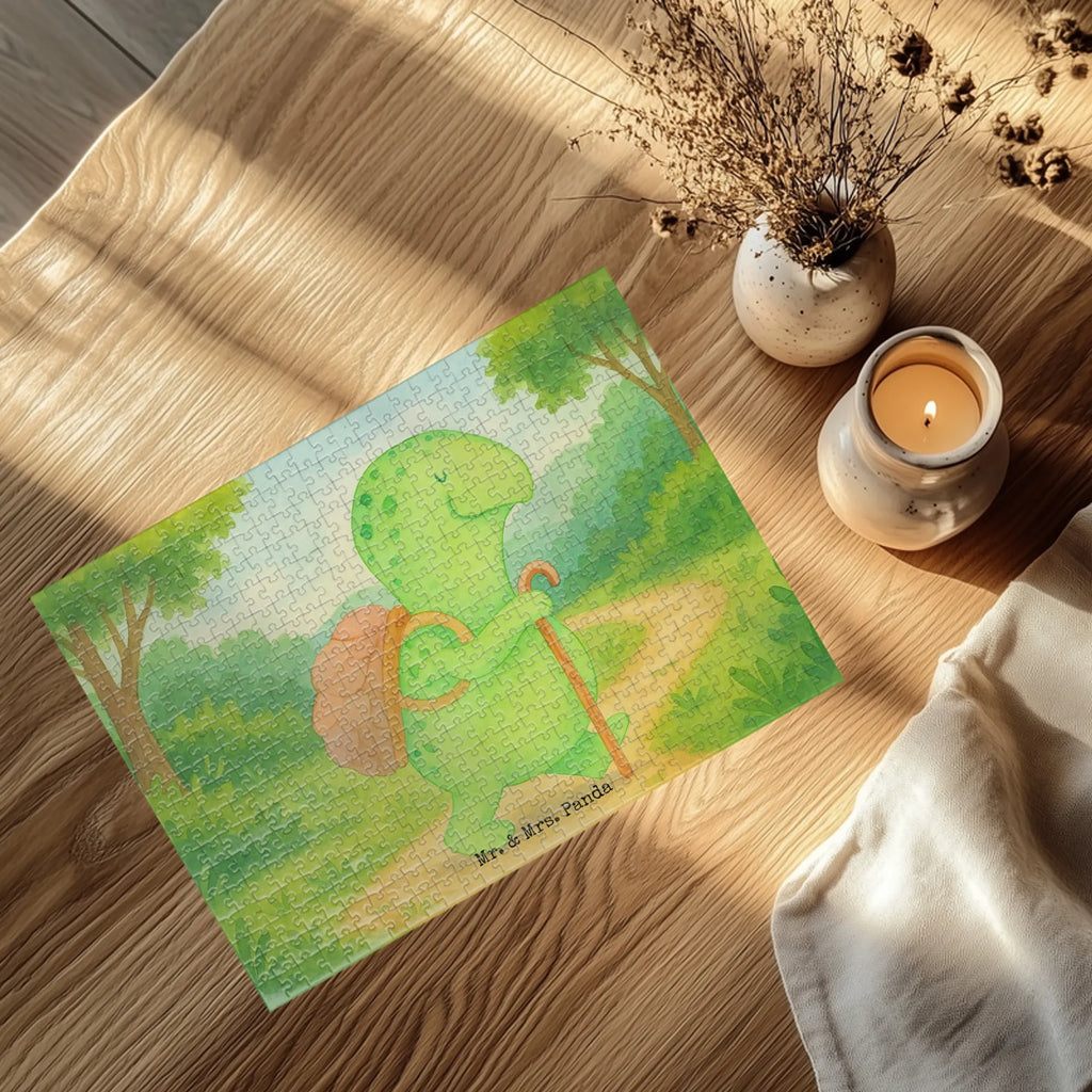 Puzzle Schildkröte Wanderer Design Puzzle, Schildkröte, Schildkröten, Motivation, Motivationsspruch, Motivationssprüche, Neuanfang