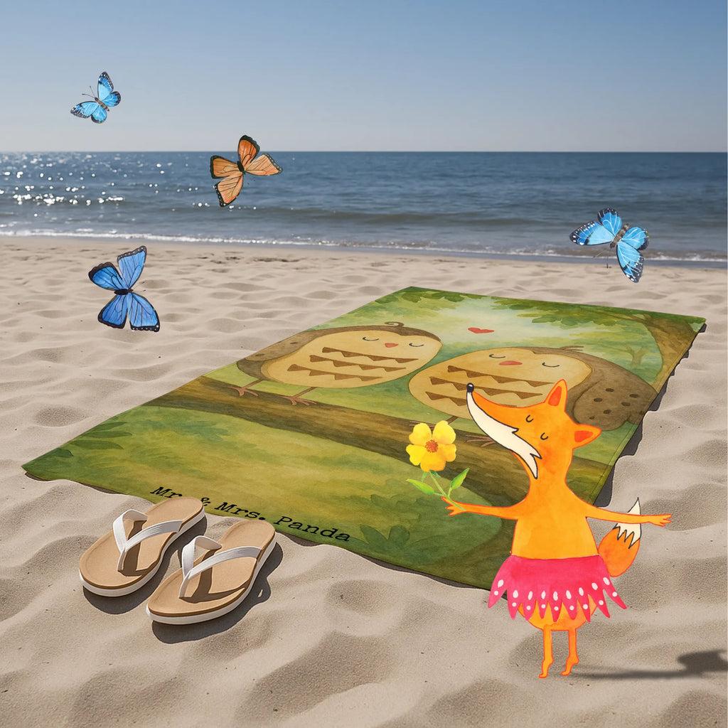 Badehandtuch Eulen Liebe Design Duschtuch, Badetuch, Strandtuch, Saunatuch, Kinder Handtuch, Eule, Eule Deko, Liebe, Hochzeit Spruch, Owl, All you need is love, Liebe Spruch, Freundin Geschenk, Freund, Wortspiel lustig