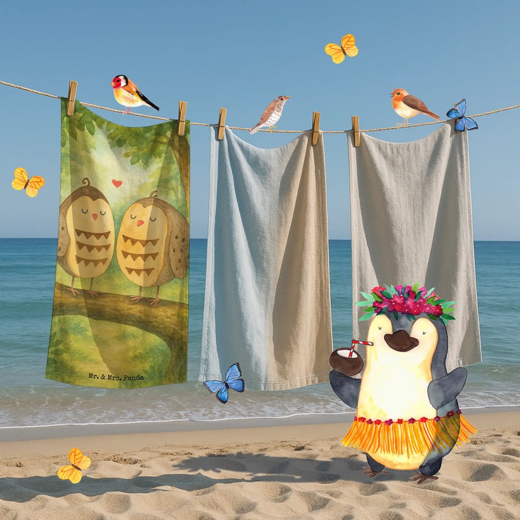 Badehandtuch Eulen Liebe Design Duschtuch, Badetuch, Strandtuch, Saunatuch, Kinder Handtuch, Eule, Eule Deko, Liebe, Hochzeit Spruch, Owl, All you need is love, Liebe Spruch, Freundin Geschenk, Freund, Wortspiel lustig