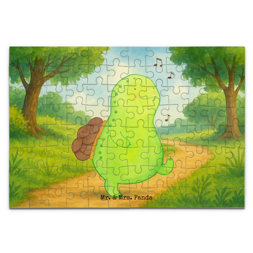 Puzzle Schildkröte Pfeifen Design Puzzle, Schildkröte, Schildi, Schildkröten, fröhlich, Glück, Motivation, Lebensfreude, Depression, Trennung, Neuanfang