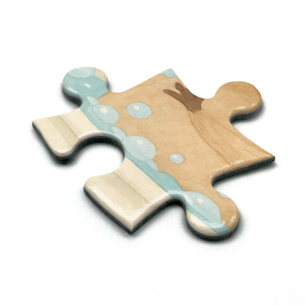 Puzzle Waschbär Design Puzzle, Tiermotive, Gute Laune, lustige Sprüche, Tiere, Waschbär, Tagträumen, Plan, Fröhlich, waschen, Seifenblasen