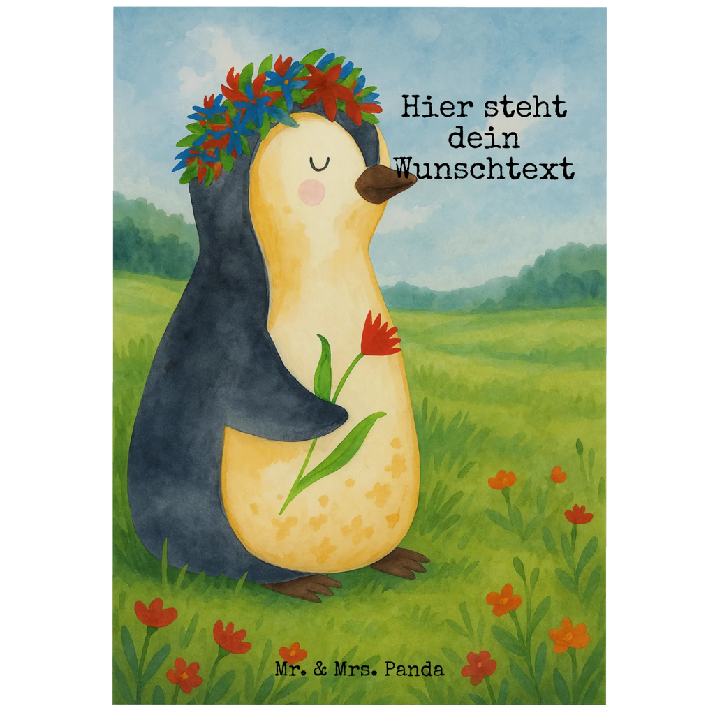 Personalizowana kartka pocztowa pingwin kwiaty Design Postkarte bedrucken, Postkarte mit Wunschtext, Geschenkkarte mit Namen, Karte mit Namen, Ansichtskarte mit Wunschtext, Ansichtskarte mit Namen, Geschenkkarte mit Wunschtext, Postkarte mit Namen, Grußkarte mit Namen, Karte mit Wunschtext, Einladung mit Namen, Postkarte personalisierbar, Einladung mit Wunschtext, Grußkarte mit Wunschtext, Pinguin, Motivation, Pinguine, Wünsche, Universum, Lebensziele, Leben, Geschenkidee, Ziele, Blumenkranz, Liebeskummer, Lebenslust