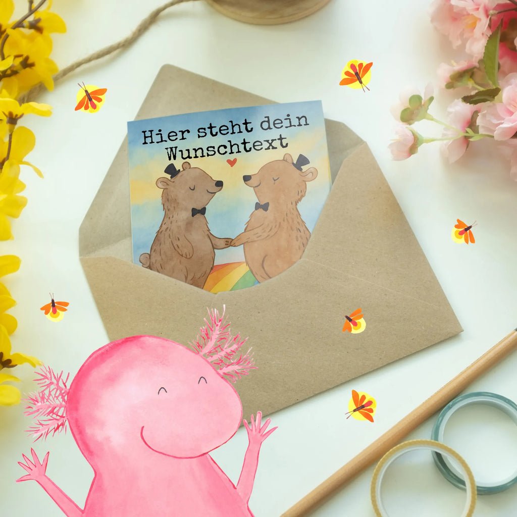 Spersonalizowana kartka z życzeniami niedźwiedzie Duma gejów Design Personalisierte Hochzeitskarte, Personalisierte Einladungskarte, Grußkarte als Geldgeschenk, Grußkarte selber drucken, Personalisierte Geburtstagskarte, Personalisierte Glückwunschkarte, Personalisierte Karte, Grußkarte selbst gestalten, Grußkarte mit persönlichen Nachrichten, Grußkarte mit Namen, Grußkarten personalisiert, Personalisierte Grußkarte, Personalisiertere Klappkarte, Hochzeit, Hochzeitsgeschenk, Ehe, Hochzeitsfeier, Trauung, Trauungsgeschenk, Hochzeitskarte, Verlobungsfeier, Verlobungsgeschenk, Hochzeitsgeschenkideen, Hochzeitsgeschenke für Brautpaar