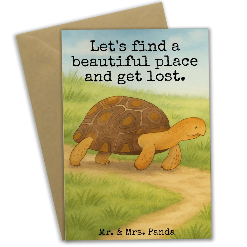 Grußkarte Schildkröte Marschieren Design Grußkarte, Klappkarte, Einladungskarte, Glückwunschkarte, Hochzeitskarte, Geburtstagskarte, Karte, Ansichtskarten, Meerestiere, Meer, Urlaub, Schildkröte, Schildkröten, get lost, Abenteuer, Reiselust, Inspiration, Neustart, Motivation, Lieblingsmensch