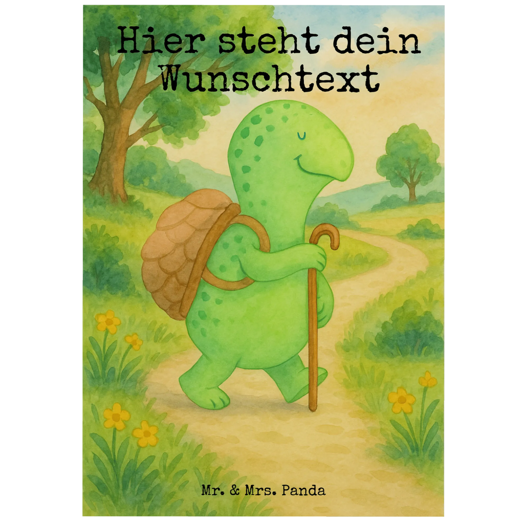 Personalised postcard tortoise walker Design Karte mit Namen, Ansichtskarte mit Namen, Karte mit Wunschtext, Ansichtskarte mit Wunschtext, Einladung mit Namen, Grußkarte mit Namen, Postkarte bedrucken, Postkarte personalisierbar, Geschenkkarte mit Wunschtext, Einladung mit Wunschtext, Grußkarte mit Wunschtext, Postkarte mit Namen, Postkarte mit Wunschtext, Geschenkkarte mit Namen, Schildkröte, Schildkröten, Motivationsspruch, Neuanfang, Motivationssprüche, Motivation