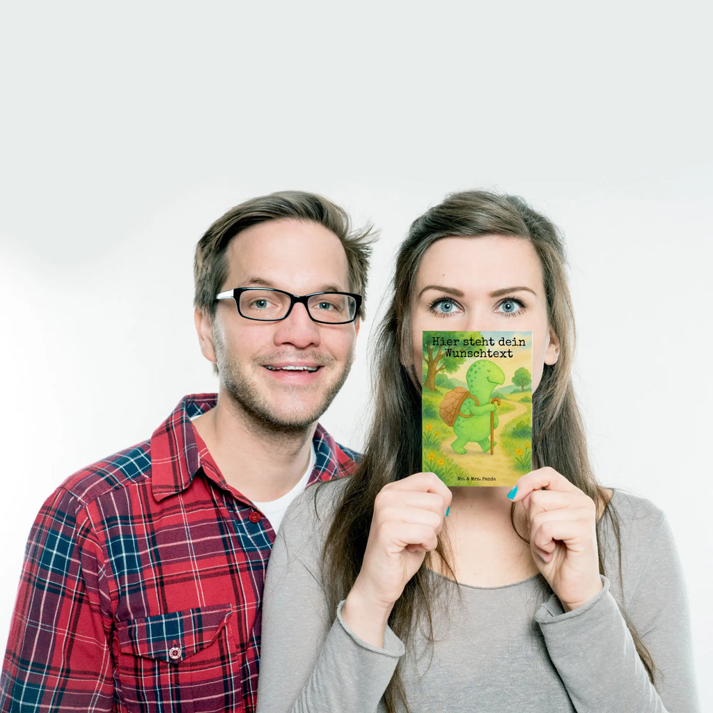 Personalised postcard tortoise walker Design Karte mit Namen, Ansichtskarte mit Namen, Karte mit Wunschtext, Ansichtskarte mit Wunschtext, Einladung mit Namen, Grußkarte mit Namen, Postkarte bedrucken, Postkarte personalisierbar, Geschenkkarte mit Wunschtext, Einladung mit Wunschtext, Grußkarte mit Wunschtext, Postkarte mit Namen, Postkarte mit Wunschtext, Geschenkkarte mit Namen, Schildkröte, Schildkröten, Motivationsspruch, Neuanfang, Motivationssprüche, Motivation