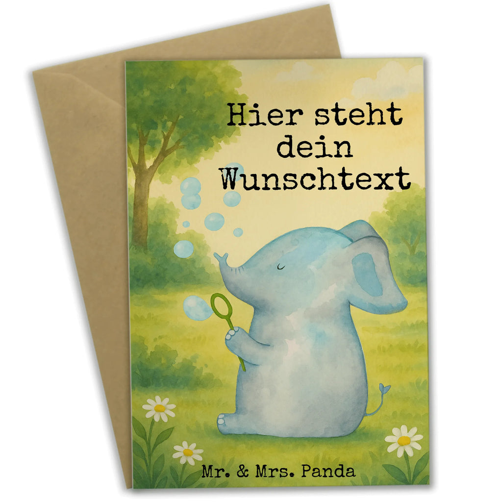 Spersonalizowana kartka z życzeniami słoń bańki mydlane Design Personalisierte Einladungskarte, Personalisierte Glückwunschkarte, Personalisierte Hochzeitskarte, Personalisierte Geburtstagskarte, Personalisierte Karte, Grußkarten personalisiert, Grußkarte selbst gestalten, Grußkarte mit persönlichen Nachrichten, Grußkarte mit Namen, Grußkarte als Geldgeschenk, Personalisierte Grußkarte, Personalisiertere Klappkarte, Grußkarte selber drucken, Tiermotive, Gute Laune, lustige Sprüche, Tiere, Elefanten, Dickhäuter, Liebesspruch, Rüsseltier, Heimat, Seifenblasen, Gefühl. Daheim, Liebesbeweis, Elefant, Liebe