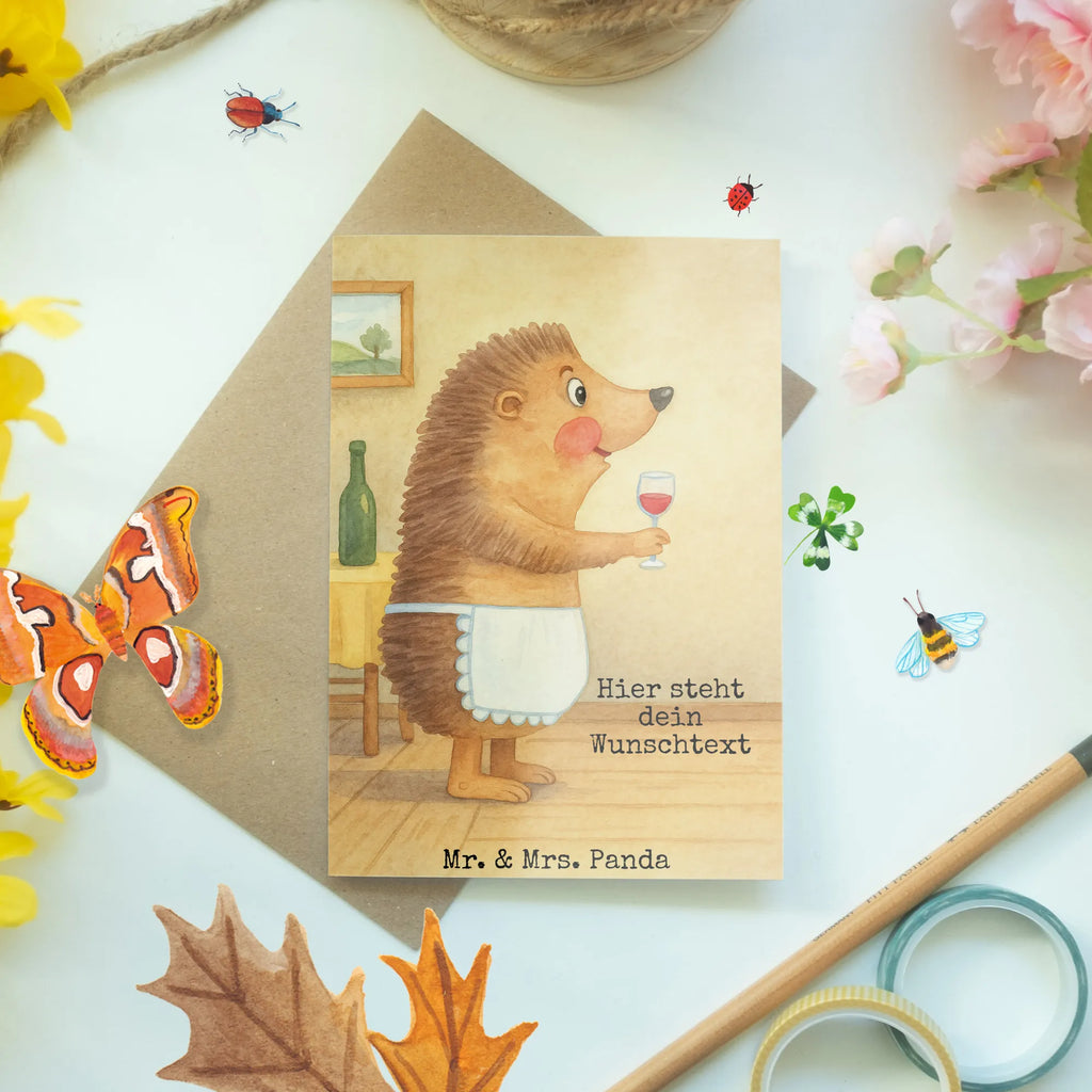 Personalised greetings card Hedgehog wine Design Personalisierte Glückwunschkarte, Grußkarte als Geldgeschenk, Personalisierte Einladungskarte, Personalisierte Grußkarte, Personalisierte Karte, Personalisiertere Klappkarte, Grußkarten personalisiert, Grußkarte mit Namen, Grußkarte mit persönlichen Nachrichten, Personalisierte Geburtstagskarte, Personalisierte Hochzeitskarte, Grußkarte selbst gestalten, Grußkarte selber drucken, Tiermotive, Gute Laune, lustige Sprüche, Tiere, Igel, Wein Spruch, Rotwein, Wein Deko, Weißwein, Geschenk Weinliebhaber, Geschenk Weintrinker, Wein trinken, Weinglas