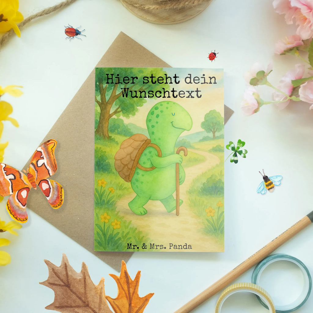 Personalised greetings card tortoise walker Design Personalisierte Glückwunschkarte, Grußkarten personalisiert, Grußkarte als Geldgeschenk, Grußkarte mit Namen, Grußkarte selber drucken, Grußkarte mit persönlichen Nachrichten, Personalisierte Hochzeitskarte, Personalisierte Grußkarte, Personalisierte Geburtstagskarte, Personalisierte Einladungskarte, Grußkarte selbst gestalten, Personalisierte Karte, Personalisiertere Klappkarte, Schildkröte, Motivation, Schildkröten, Motivationssprüche, Motivationsspruch, Neuanfang