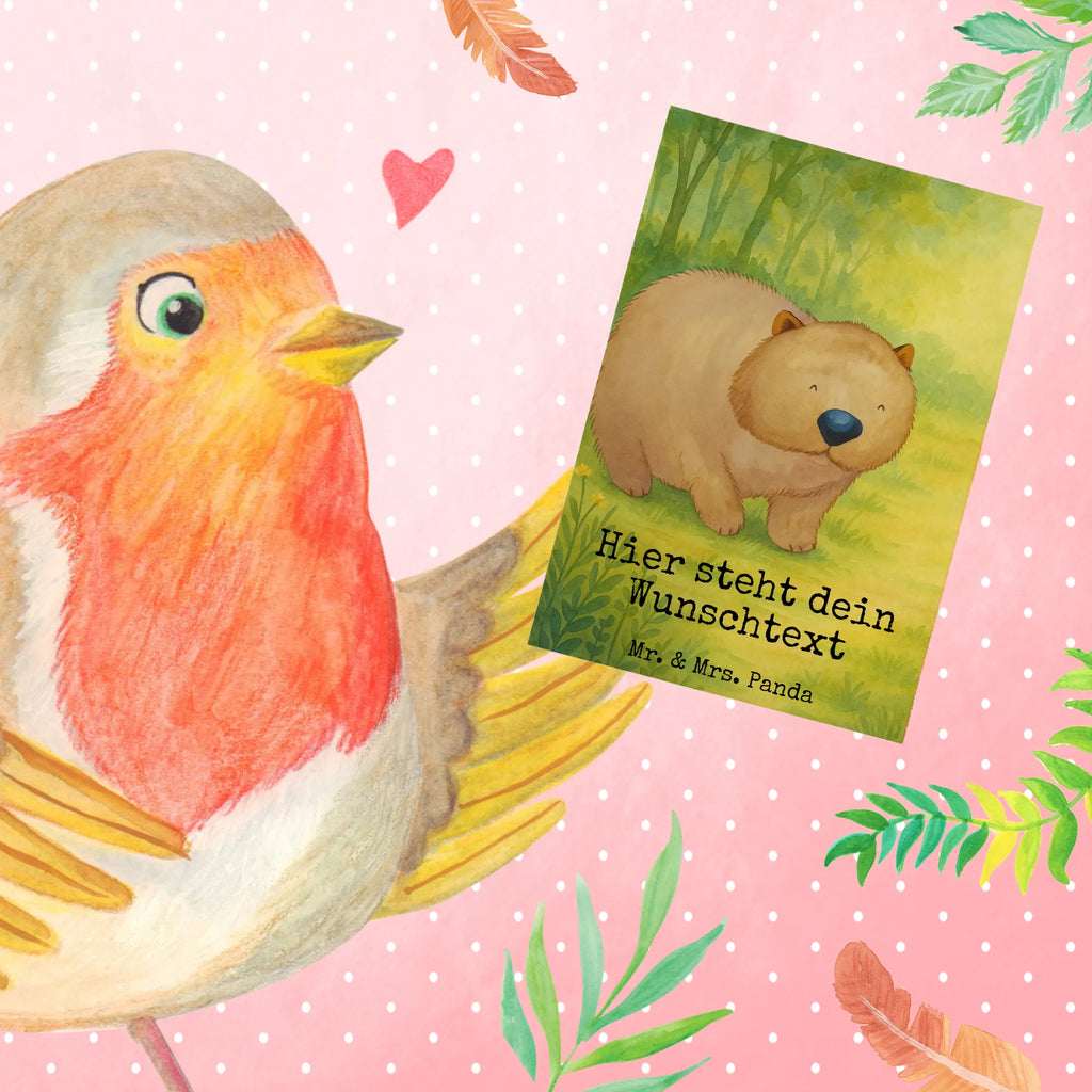 Personalised greetings card Wombat Design Personalisierte Karte, Personalisierte Geburtstagskarte, Personalisierte Grußkarte, Personalisiertere Klappkarte, Grußkarte mit persönlichen Nachrichten, Grußkarte mit Namen, Grußkarte selber drucken, Grußkarte selbst gestalten, Personalisierte Einladungskarte, Personalisierte Hochzeitskarte, Grußkarten personalisiert, Grußkarte als Geldgeschenk, Personalisierte Glückwunschkarte, Tiermotive, Gute Laune, lustige Sprüche, Tiere, Motivation, Wombat, Spruch, Australien, Das Leben ist schön